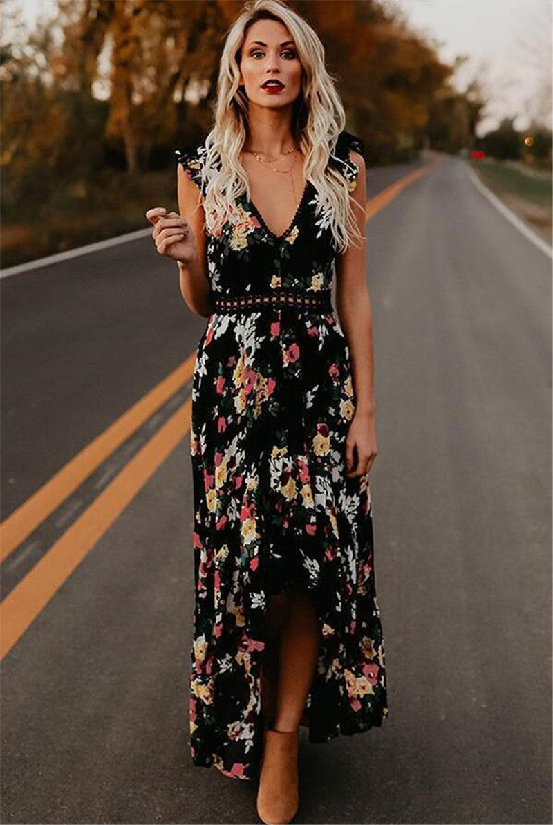 Vestido Irregular Sin Mangas