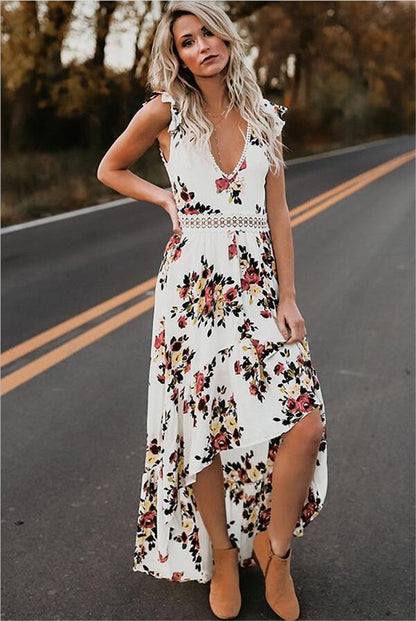 Vestido Irregular Sin Mangas