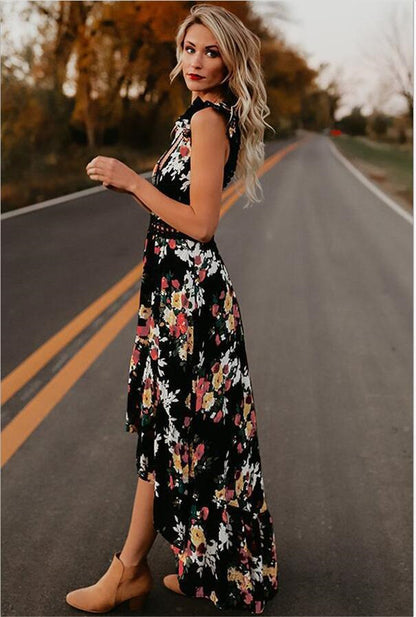 Vestido Irregular Sin Mangas