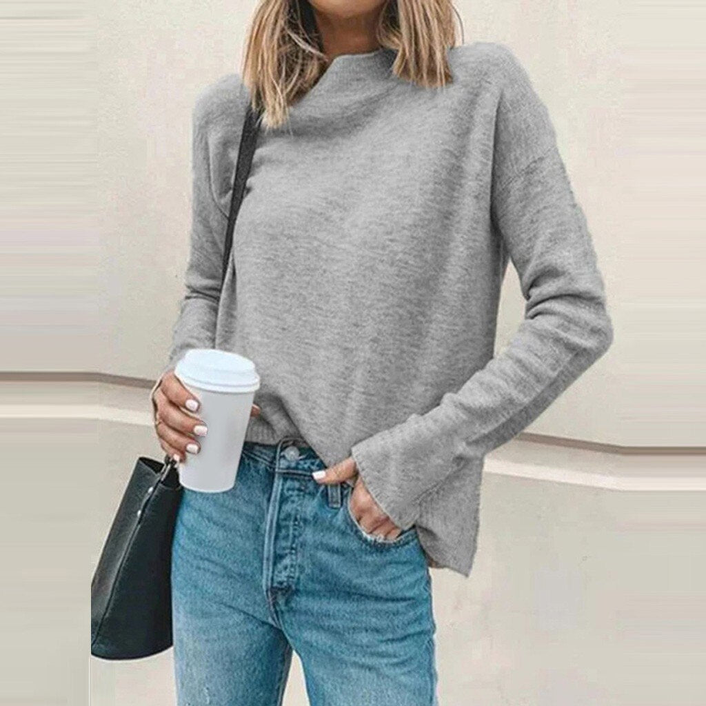 Suéter Casual Cuello Alto