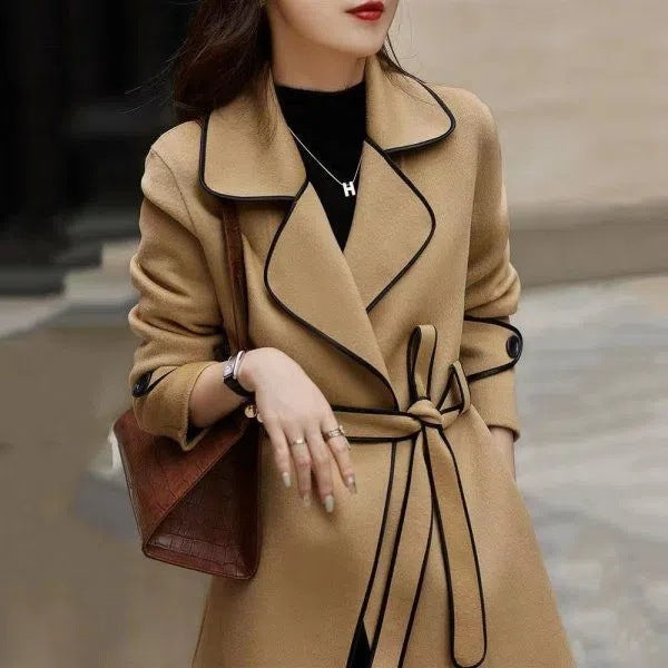 Abrigo de Lana Estilo Western