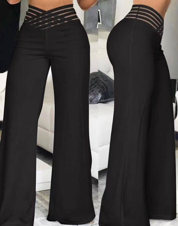 Pantalón Recto Talle Alto con Cinturón