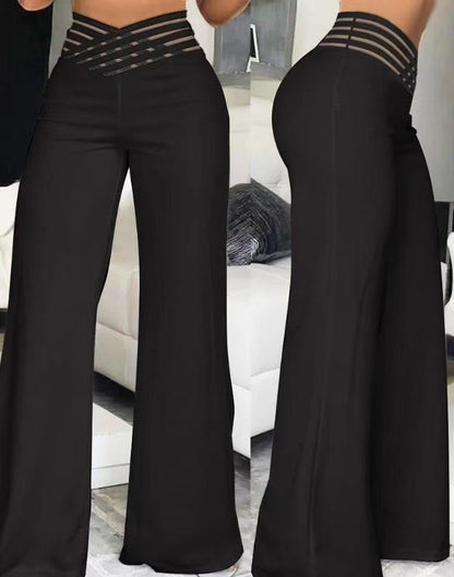 Pantalón Recto Talle Alto con Cinturón