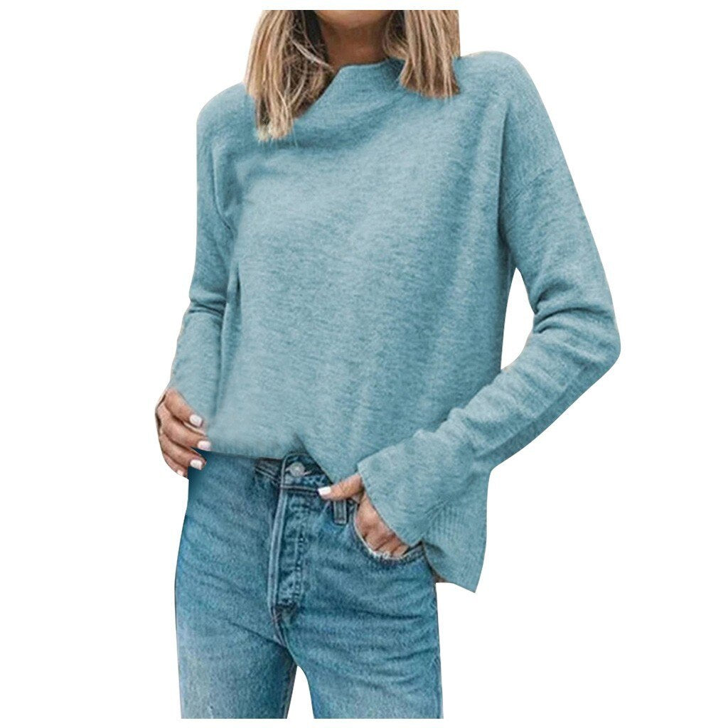 Suéter Casual Cuello Alto