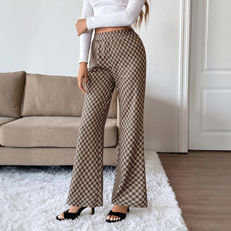 Pantalón a Cuadros de Oficina