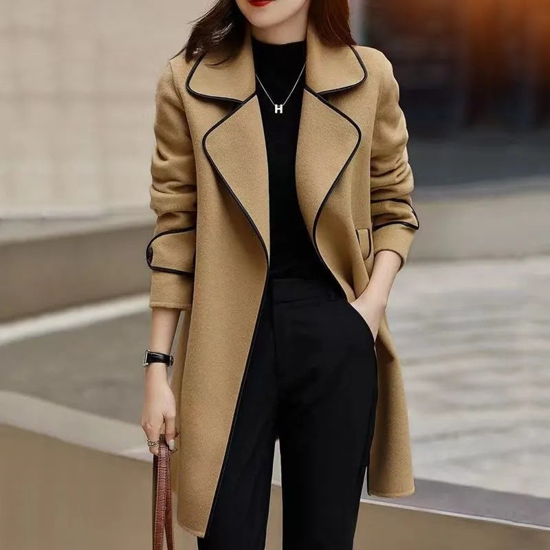 Abrigo de Lana Estilo Western