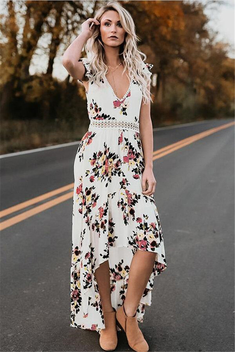 Vestido Irregular Sin Mangas