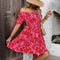 Red Printed
