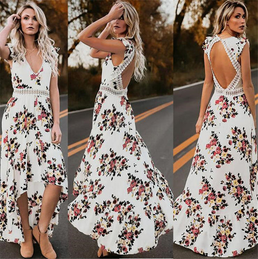 Vestido Irregular Sin Mangas