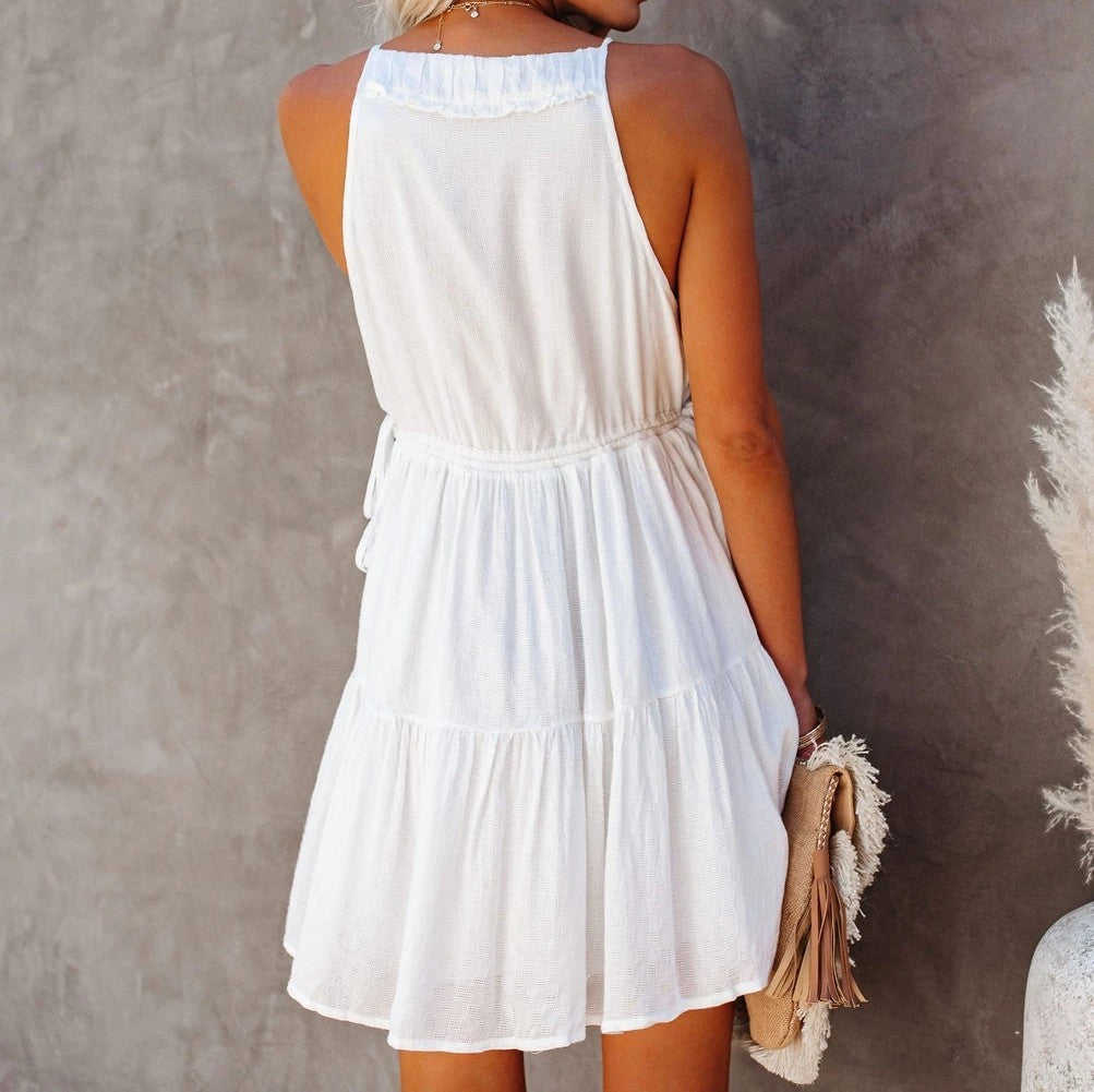 Vestido con costuras LED