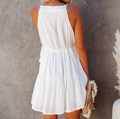 Vestido con costuras LED