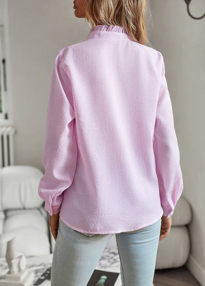 Blusa Elegante Rayas Manga Larga Mujer