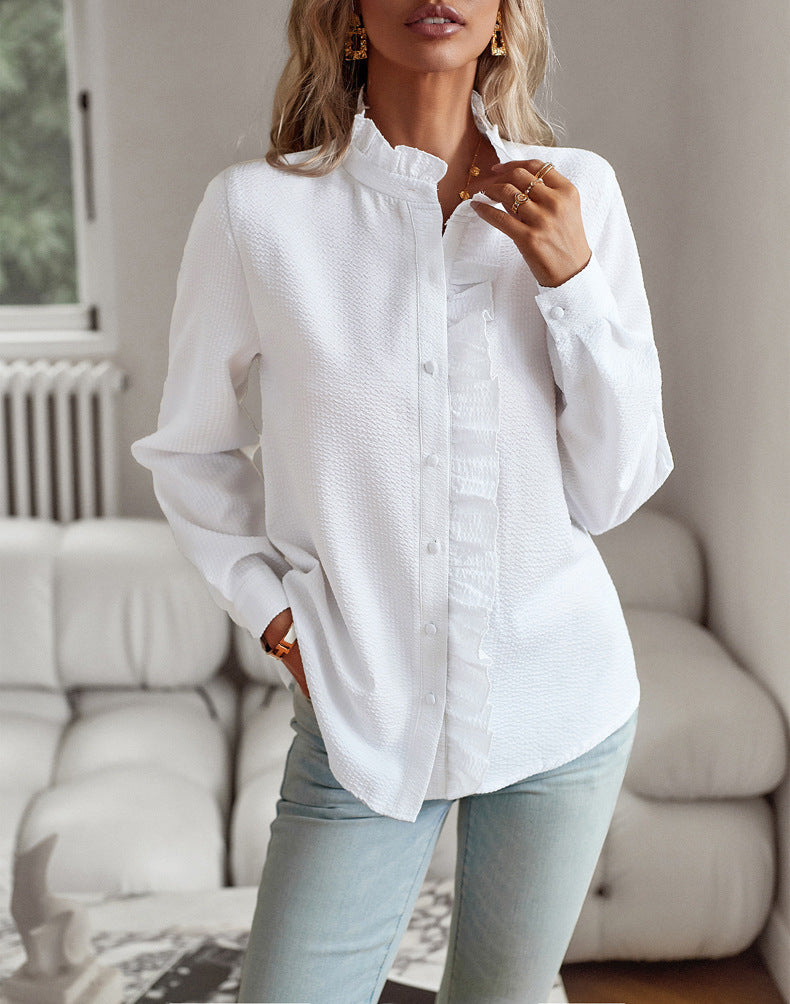 Blusa Elegante Rayas Manga Larga Mujer