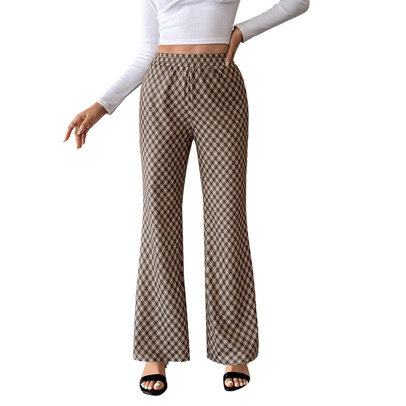 Pantalón a Cuadros de Oficina