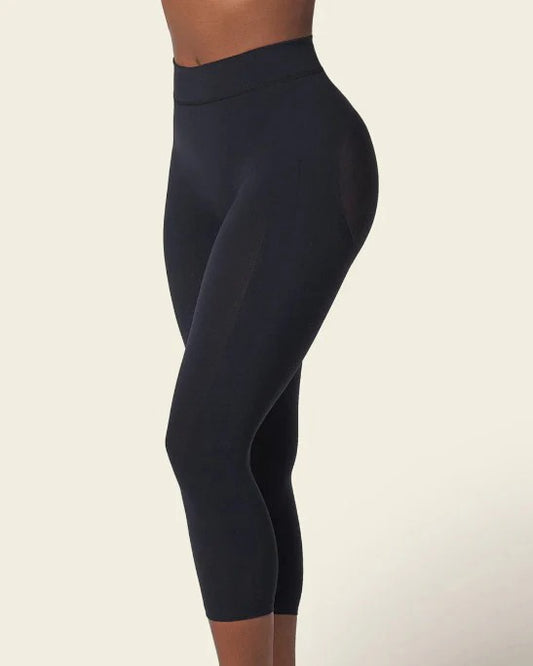 Pantalones moldeadores de cintura alta sin costuras para levantar glúteos